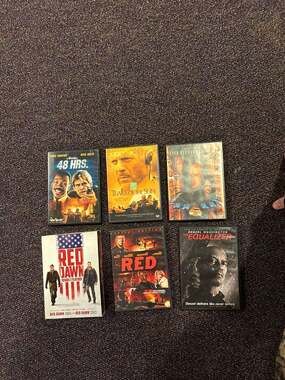 Action Movie DVD Lot of 6.